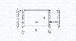 Radiator racire motor Magneti Marelli 350213192100