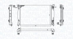 Radiator racire motor Magneti Marelli 350213196500