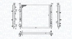 Radiator racire motor Magneti Marelli 350213196400
