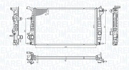 Radiator racire motor Magneti Marelli 350213200600