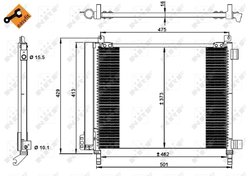 Radiator climatizare NRF 350228