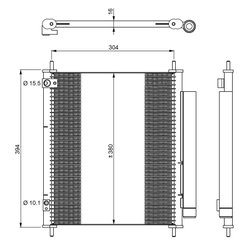 Radiator climatizare NRF 350326