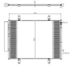 Radiator climatizare NRF 350371