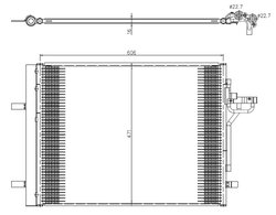 Radiator climatizare NRF 350375