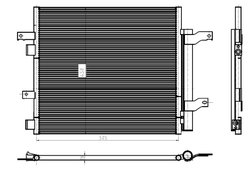 Radiator climatizare NRF 350388