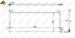 Radiator climatizare NRF 350390