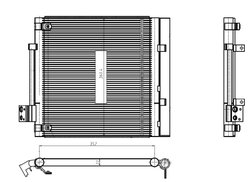 RADIATOR CLIMATIZARE NRF 350448 - Compatibil cu TESLA