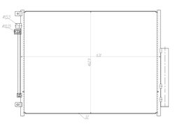 Radiator climatizare NRF 350459