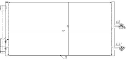 Radiator climatizare NRF 350470