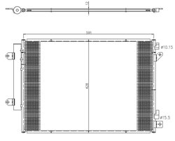 Radiator climatizare NRF 350472