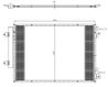 Radiator climatizare NRF 350472