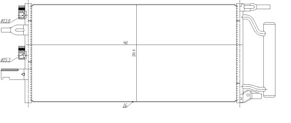 RADIATOR CLIMATIZARE NRF 350475 - Compatibil cu BMW, MINI