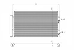 Radiator climatizare NRF 350487