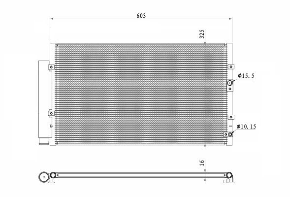 Radiator climatizare NRF 350487