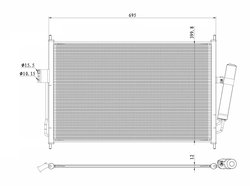 Radiator climatizare NRF 350490