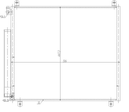 RADIATOR CLIMATIZARE NRF 350497 - Compatibil cu SUZUKI