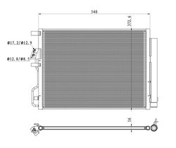 Radiator climatizare NRF 350501