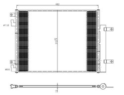 Radiator climatizare NRF 350506