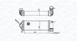 INTERCOOLER MAGNETI MARELLI 351319205510 - Compatibil cu MERCEDES-BENZ, RENAULT