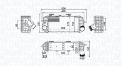 INTERCOOLER MAGNETI MARELLI 351319205760 - Compatibil cu HYUNDAI, KIA