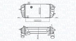 INTERCOOLER MAGNETI MARELLI 351319205770 - Compatibil cu HYUNDAI