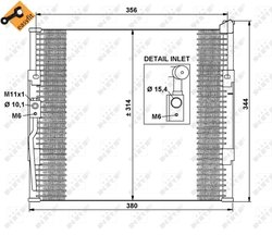 Radiator climatizare NRF 35146