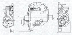 Pompa ulei Magneti Marelli 351516000054