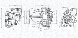 POMPA ULEI MAGNETI MARELLI 351516000056 - Compatibil cu FIAT, MERCEDES-BENZ, NISSAN, OPEL, RENAULT, VAUXHALL