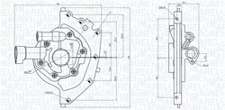 POMPA ULEI MAGNETI MARELLI 351516000060 - Compatibil cu FORD