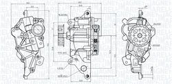 Pompa ulei Magneti Marelli 351516000073