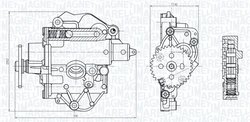 Pompa ulei Magneti Marelli 351516000085