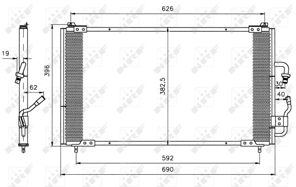 Radiator climatizare NRF 35153