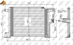 RADIATOR CLIMATIZARE NRF 35221 - Compatibil cu JEEP