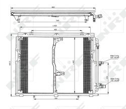 Radiator climatizare NRF 35229