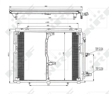 Radiator climatizare NRF 35229