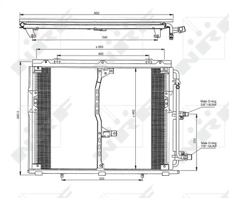 Radiator climatizare NRF 35229
