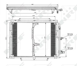 Radiator climatizare NRF 35229
