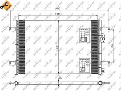 Radiator climatizare NRF 35249