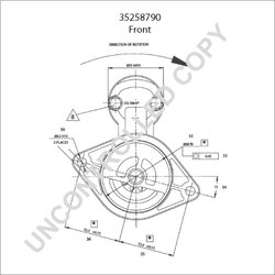 ELECTROMOTOR PRESTOLITE ELECTRIC 35258790 - Compatibil cu OPEL, VAUXHALL