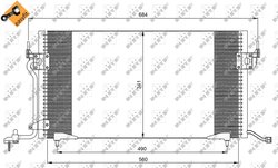 Radiator climatizare NRF 35260
