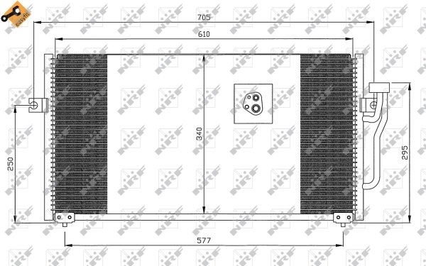 Radiator climatizare NRF 35293