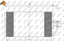 Radiator climatizare NRF 35295