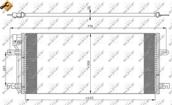 RADIATOR CLIMATIZARE NRF 35316 - Compatibil cu VW