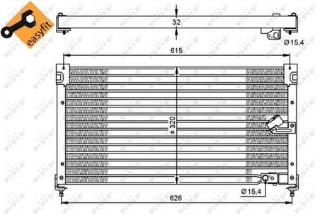 Radiator climatizare NRF 35348