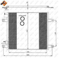 Radiator climatizare NRF 35364