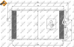 Radiator climatizare NRF 35396