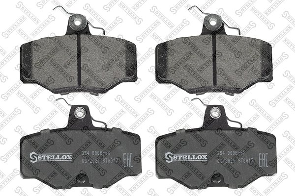 Set placute frana Stellox 354 000B-SX