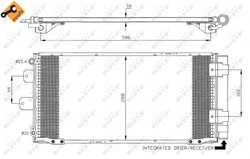 Radiator climatizare NRF 35436
