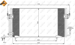 Radiator climatizare NRF 35439