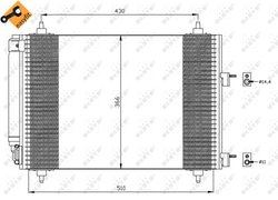 Radiator climatizare NRF 35445